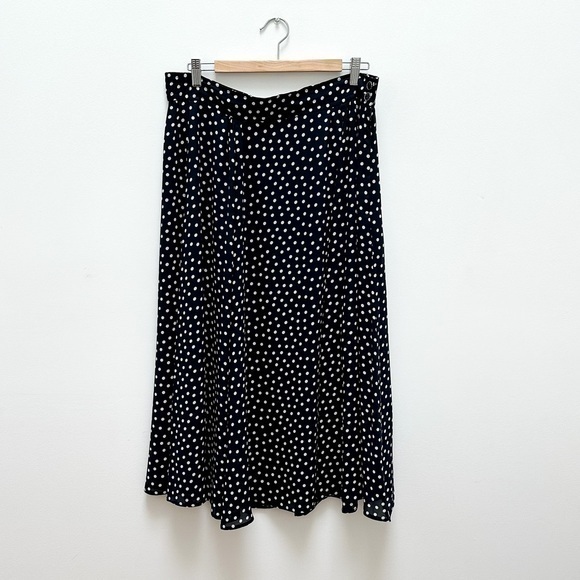 Vintage Polka Dot Midi Skirt - Picture 1 of 9